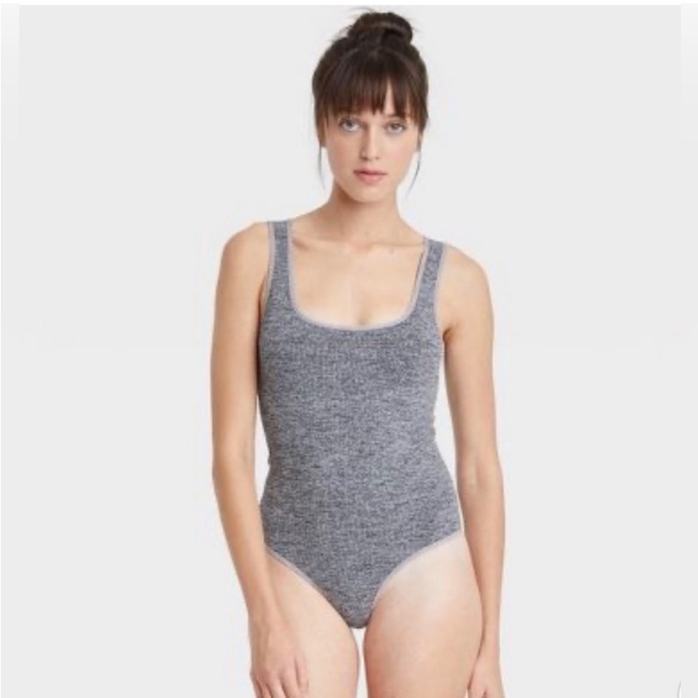 Target Colsie Ribbed Nude Thong Bodysuit - Picture 2 of 6